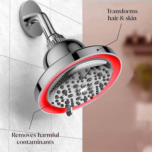 Silky'n'Soft® Red Light Filtered Showerhead